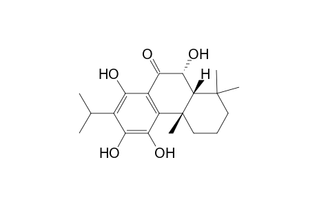9(1H)-Phenanthrenone, 2,3,4,4a,10,10a-hexahydro-5,6,8,10-tetrahydroxy-1,1,4a-trimethyl-7-(1-methyl)-, [4aS-(4a.alpha.,10.alpha.,10a.beta.)]-