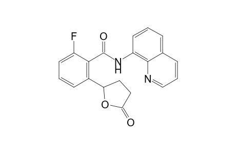 2-Fluoro-6-(5-oxotetrahydrofuran-2-yl)-N-(quinolin-8-yl)benzamide