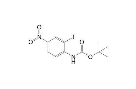 N-(2-iodo-4-nitro-phenyl)carbamic acid tert-butyl ester