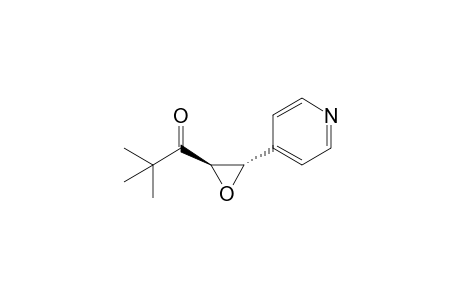 2,2-dimethyl-1-[(2R,3S)-3-(4-pyridyl)oxiran-2-yl]propan-1-one