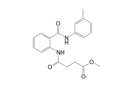 4-keto-4-[2-(m-tolylcarbamoyl)anilino]butyric acid methyl ester