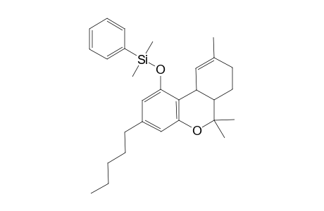 Dimethyl(phenyl)[(6,6,9-trimethyl-3-pentyl-6a,7,8,10a-tetrahydro-6H-benzo[c]chromen-1-yl)oxy]silane