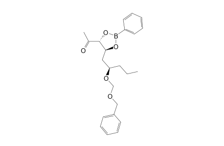 (ANTI)-1-[(4R,5S)-5-[(R)-2-(BENZYLOXYMETHOXY)-PENTYL]-2-PHENYL-1,3,2-DIOXABOROLAN-4-YL]-ETHANONE;MAJOR-DIASTEREOMER