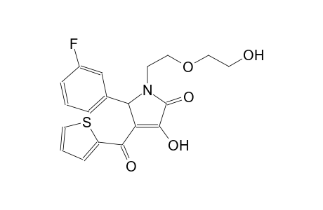5-(3-fluorophenyl)-3-hydroxy-1-[2-(2-hydroxyethoxy)ethyl]-4-(2-thienylcarbonyl)-1,5-dihydro-2H-pyrrol-2-one