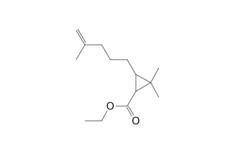 Cyclopropancarbonic acid, 2,2-dimethyl-3-(4-methyl-4-pentenyl)-, ethylester