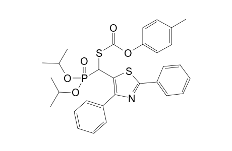 O-[2,4-Diphenyli-1,3-thiazol-5-yl(diisopropylphosphoryl)methyl] O p-tolyl thiocarbonate