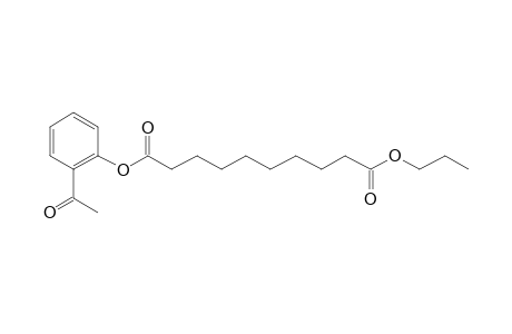 Sebacic acid, 2-acetylphenyl propyl ester