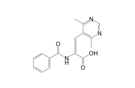 (E)-2-(Benzoylamino)-3-(4,6-dimethylpyrimidin-5-yl)propenoic acid