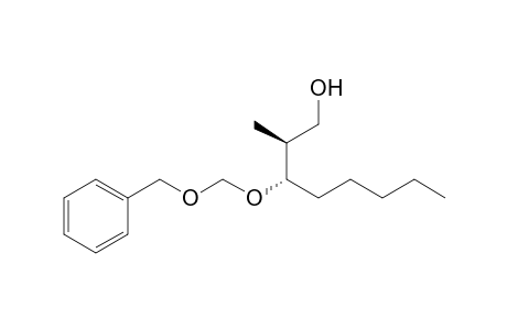 (2S,3S)-2-methyl-3-(phenylmethoxymethoxy)-1-octanol