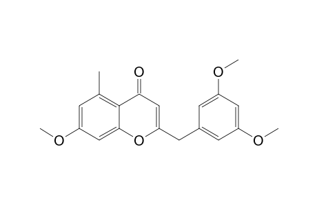 4H-1-Benzopyran-4-one, 2-[(3,5-dimethoxyphenyl)methyl]-7-methoxy-5-methyl-