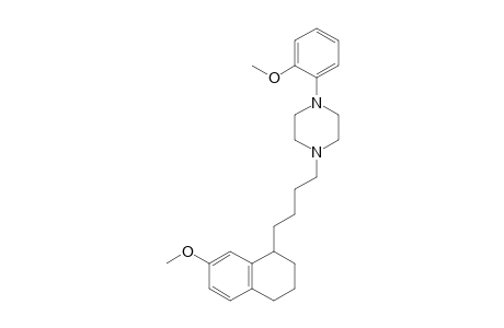 1-(2-methoxyphenyl)-4-[4-(7-methoxy-1,2,3,4-tetrahydronaphthalen-1-yl)butyl]piperazine
