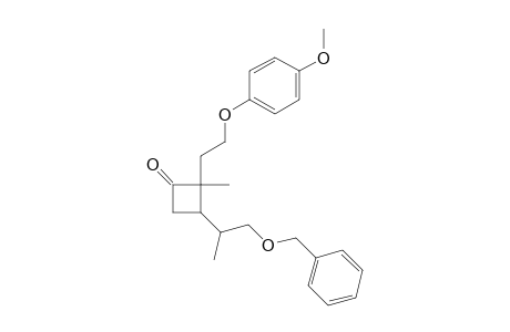 3-(2-Benzyloxy-1-methylethyl)-2-[-(2-p-methoxyphenoxy)ethyl]-2-methylcyclobutanone