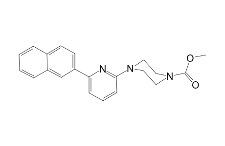 4-(6-Naphthalen-2-yl-pyridin-2-yl)-piperazine-1-carboxylic acid methyl ester