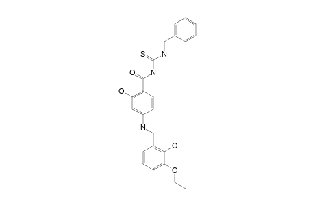 N-(BENZYL-CARBAMOTHIOYL)-4-[(3-ETHOXY-2-HYDROXYBENZYL)-AMINO]-2-HYDROXY-BENZAMIDE