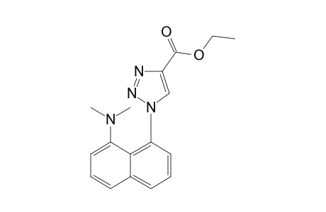 Ethyl 1-(8-dimethylamino-1-naphthyl)-1H-1,2,3-triazole-4-carboxylate