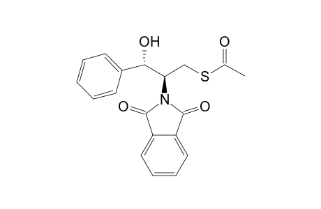 (1S,2S)-1-Phenyl-2-phthalimido-3-mercapto-1-propanol 3-acetate