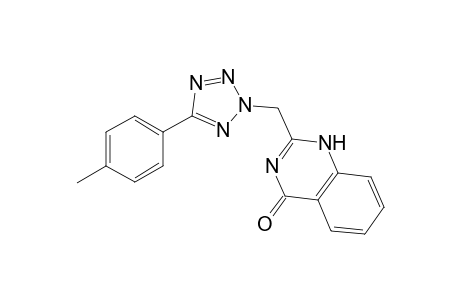 2-{[5-(4-methylphenyl)-2H-1,2,3,4-tetrazol-2-yl]methyl}-1,4-dihydroquinazolin-4-one