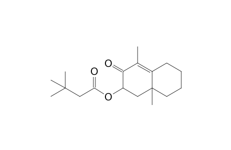 (4,8a-dimethyl-3-oxidanylidene-1,2,5,6,7,8-hexahydronaphthalen-2-yl) 3,3-dimethylbutanoate