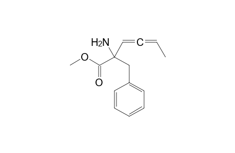 Methyl 2-amino-2-benzylhexa-3,4-dienoate