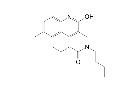 N-butyl-N-[(2-hydroxy-6-methyl-3-quinolinyl)methyl]butanamide
