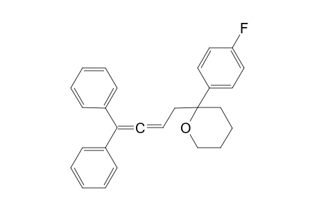 2-(4,4-diphenylbuta-2,3-dienyl)-2-(4-fluorophenyl)-tetrahydro-2H-pyran