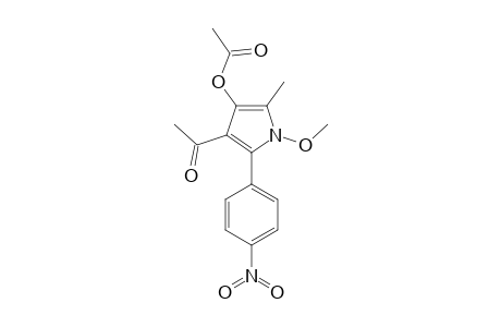 3-ACETOXY-4-ACETYL-1-METHOXY-2-METHYL-5-(4-NITROPHENYL)-1H-PYRROLE