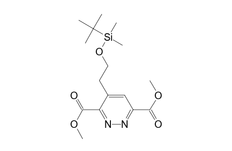 Dimethyl 4-[2-((tert-butyldimethylsilyl)oxy)ethyl]-1,2-diazine-3,6-dicarboxylate