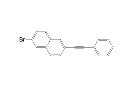 2-bromanyl-6-(2-phenylethynyl)naphthalene