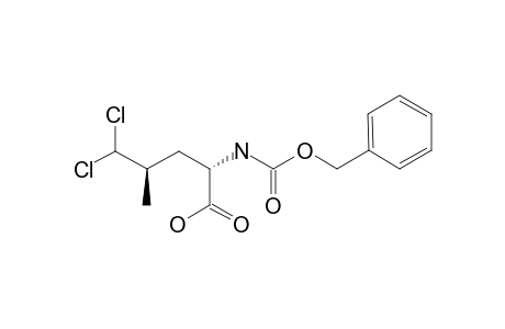 (2S,4S)-2-BENZYLOXYCARBONYLAMINO-5,5-DICHLORO-4-METHYLPENTANOIC-ACID