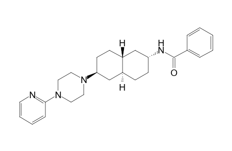 N-[(2R,4aS,6S,8aR)-6-(4-pyridin-2-ylpiperazin-1-yl)-1,2,3,4,4a,5,6,7,8,8a-decahydronaphthalen-2-yl]benzamide