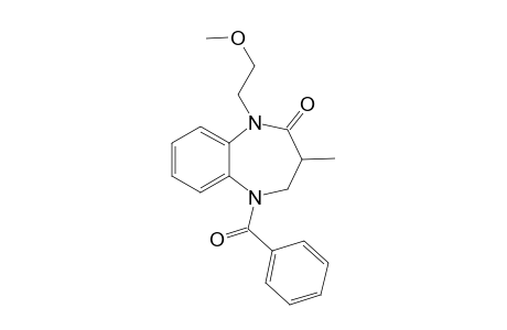 2H-1,5-Benzodiazepin-2-one, 5-benzoyl-1,3,4,5-tetrahydro-1-(2-methoxyethyl)-3-methyl-