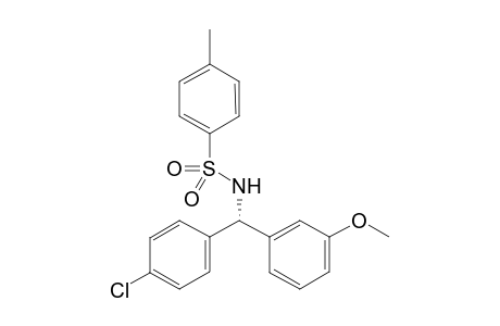 (S)-N-((4-Chlorophenyl)(3-methoxyphenyl)methyl)-4-methylbenzenesulfonamide