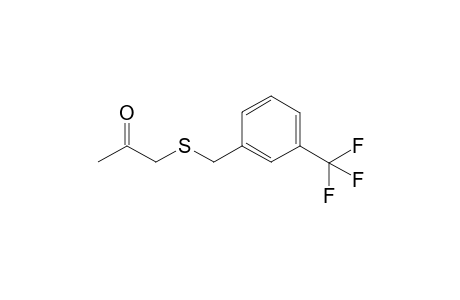 1-((3-(Trifluoromethyl)benzyl)thio)propan-2-one