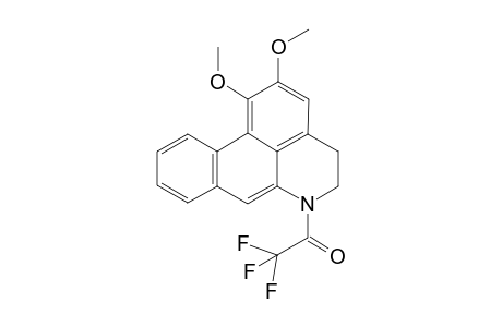 5,6-Dihydro-1,2-dmethoxy-6-(trifluoroacetyl)-4H-dibenzo[de,g]quinoline(N-(Trifluoroacetyl)-6a,7-dehydronornuciferine)