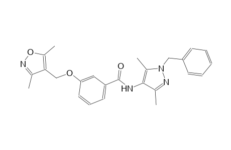 benzamide, 3-[(3,5-dimethyl-4-isoxazolyl)methoxy]-N-[3,5-dimethyl-1-(phenylmethyl)-1H-pyrazol-4-yl]-