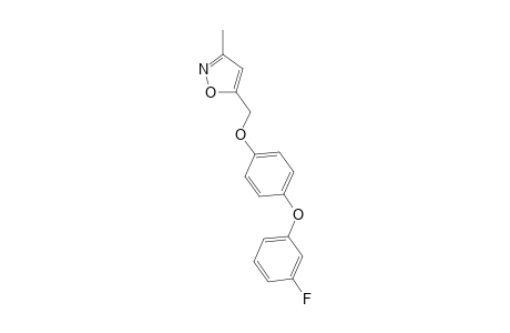 Isoxazole, 5-[[4-(3-fluorophenoxy)phenoxy]methyl]-3-methyl-
