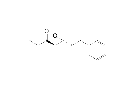 1-((2S,3R)-3-phenethyloxiran-2-yl)propan-1-one