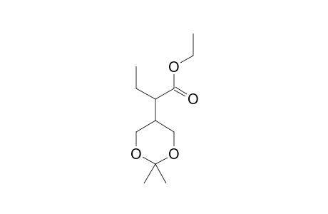 (R,S)-2-(2,2-DIMETHYL-[1,3]-DIOXAN-5-YL)-BUTYRIC-ACID-ETHYLESTER