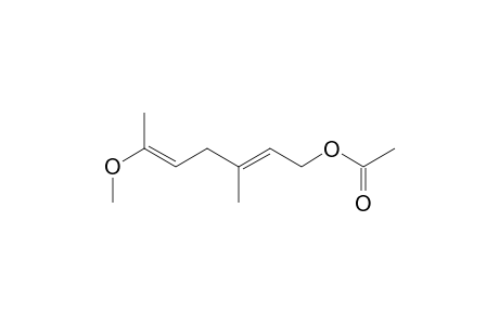 2,5-Heptadien-1-ol, 6-methoxy-3-methyl-, acetate
