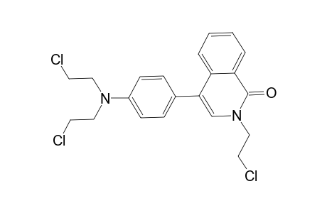 4-[4-[bis(2-chloroethyl)amino]phenyl]-2-(2-chloroethyl)-1-isoquinolinone