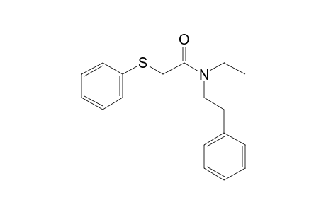 (Phenylthio) acetamide, N-(2-phenylethyl)-N-ethyl-