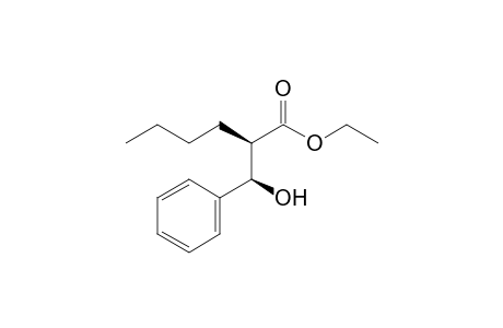 (2R*,3R*)-2-Butyl-3-hydroxy-3-phenylpropionoic acid ethyl ester