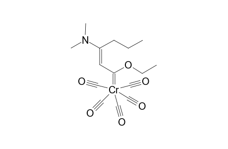 Carbon monoxide;[(E)-3-(dimethylamino)-1-ethoxy-hex-2-enylidene]chromium