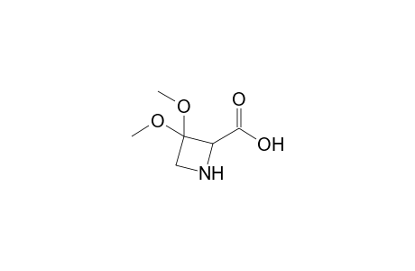 3,3-Dimethoxyazetidine-2-carboxylic acid