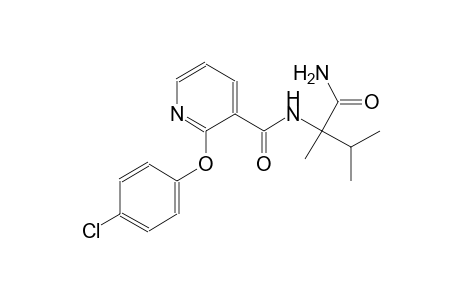 3-pyridinecarboxamide, N-[1-(aminocarbonyl)-1,2-dimethylpropyl]-2-(4-chlorophenoxy)-