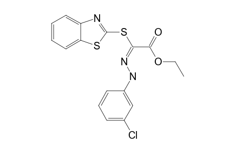 ETHYL-(1,3-BENZOTHIAZOL-2-YLSULFANYL)-(META-CHLOROPHENYLHYDRAZONO)-ACETATE