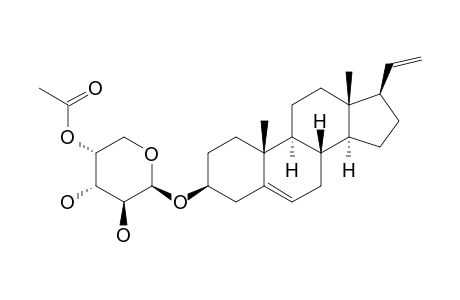 4'-O-ACETYL-3-PREGNA-5,20-DIENYL-BETA-D-ARABINOPYRANOSIDE