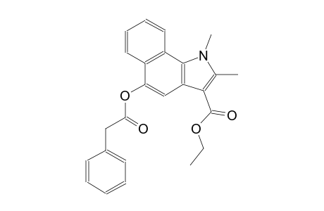 ethyl 1,2-dimethyl-5-[(phenylacetyl)oxy]-1H-benzo[g]indole-3-carboxylate