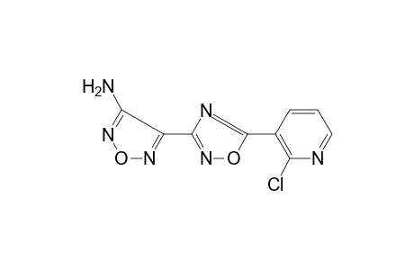 4-[5-(2-chloro-3-pyridinyl)-1,2,4-oxadiazol-3-yl]-1,2,5-oxadiazol-3-amine