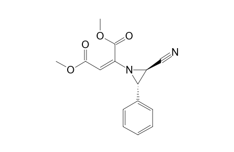 (S*,R*)-E-2-CYANO-ALPHA',BETA'-DIMETHOXYCARBONYL-3-PHENYL-N-VINYL-AZIRIDINE
